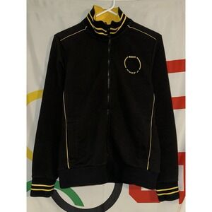 Pirelli Tires Full Zip Jacket Mens Small Black Formula 1 Racing Track P Zero